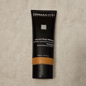Dermablend Leg & Body Makeup Bronze Liquid Buildable SPF 25 100ml Long Lasting
